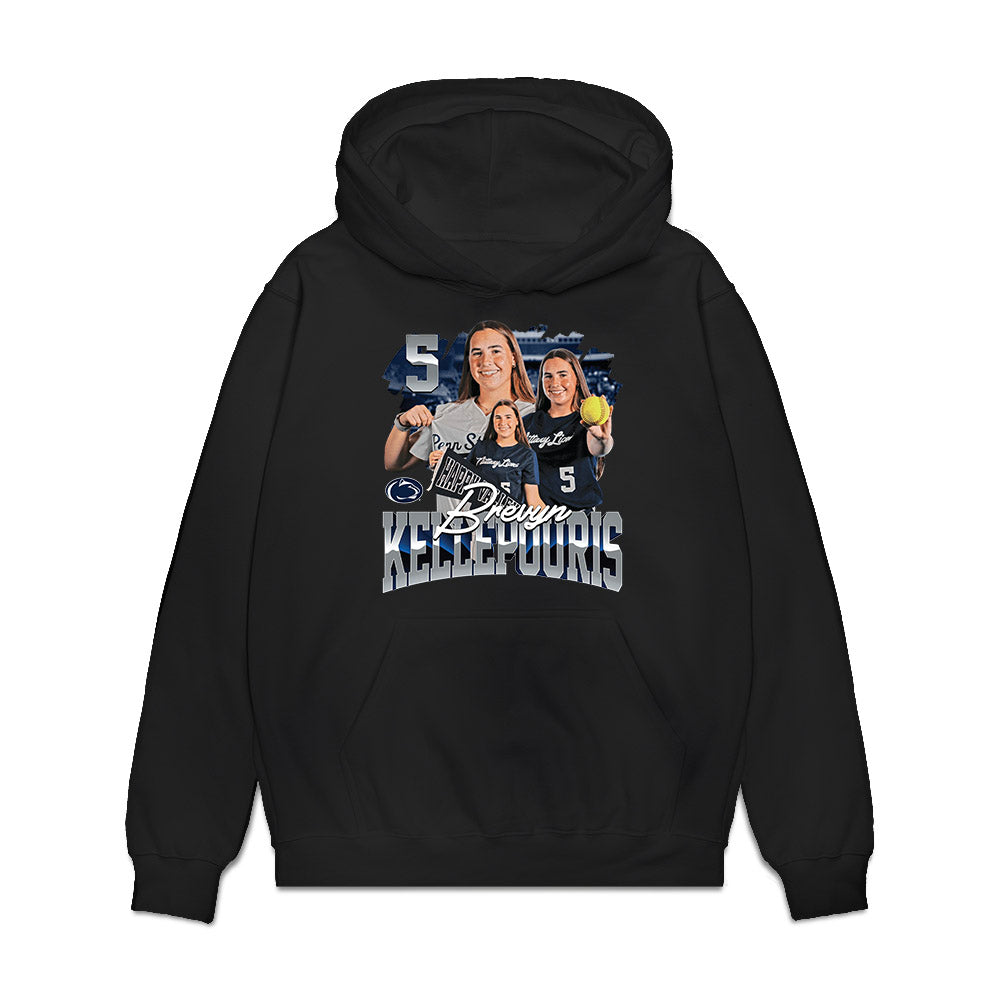 Penn State - NCAA Softball : Brevyn Kellepouris - Collage Premium Hooded Sweatshirt-0