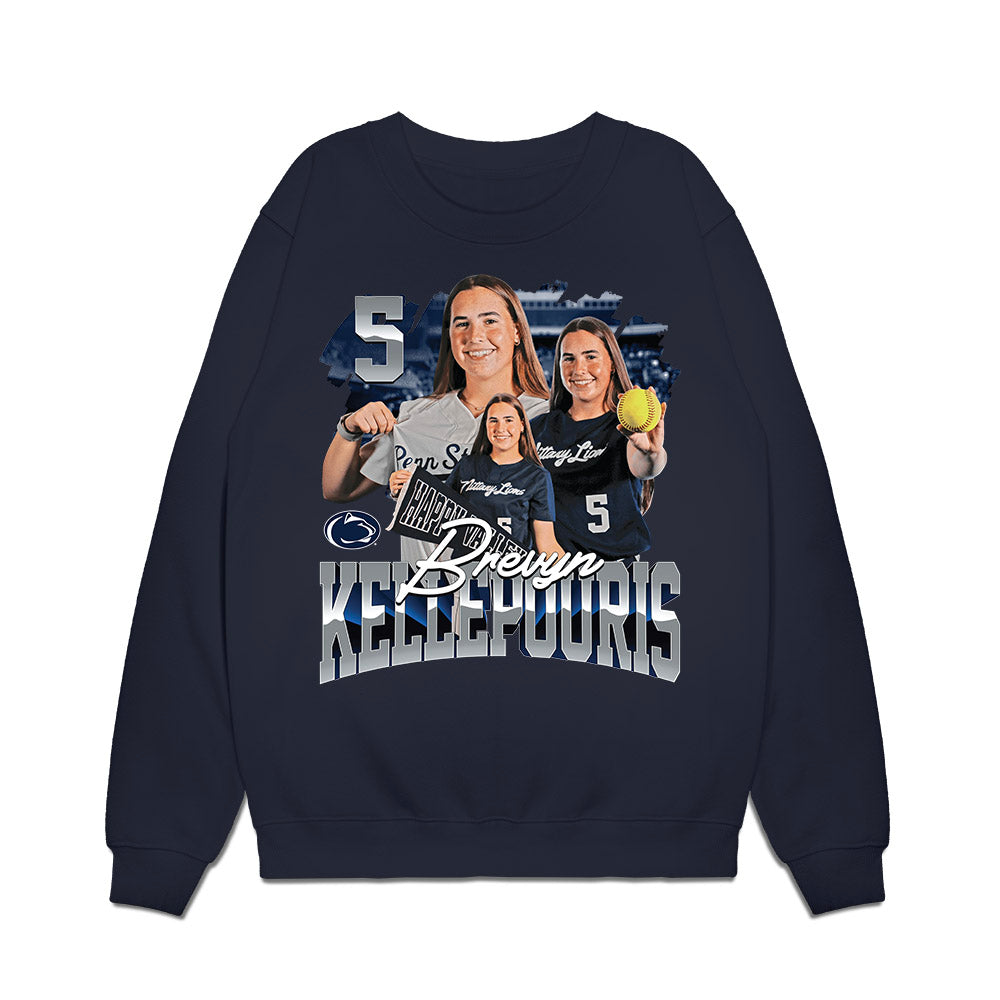 Penn State - NCAA Softball : Brevyn Kellepouris - Collage Premium Crewneck Sweatshirt-0