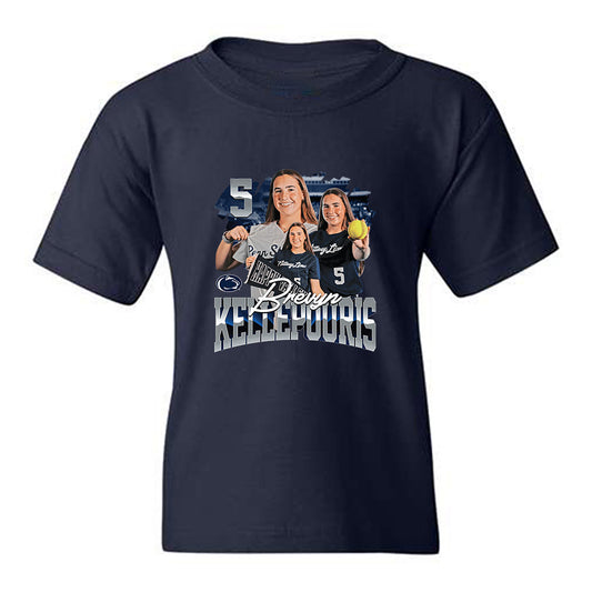 Penn State - NCAA Softball : Brevyn Kellepouris - Collage Youth T-Shirt-0