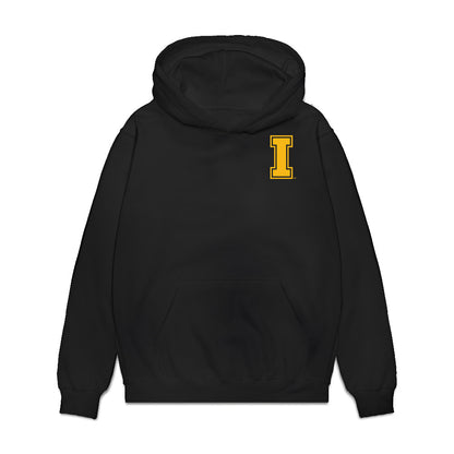 Idaho - NCAA Women's Basketball : Kyra Gardner - Legacy Premium Hooded Sweatshirt-0