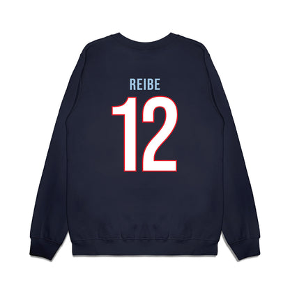 UConn - NCAA Men's Basketball : Eric Reibe - Vintage Shersey Premium Crewneck Sweatshirt-1