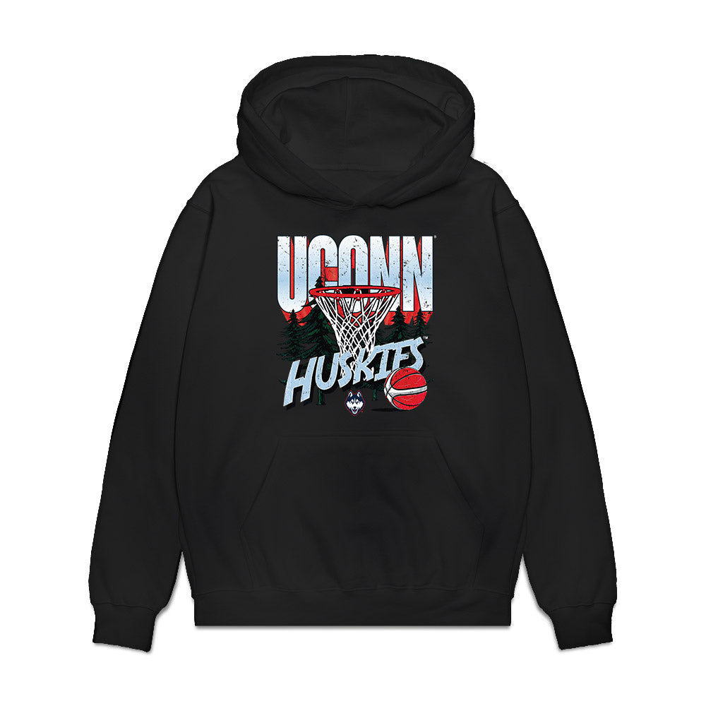 UConn - NCAA Men's Basketball : Jacob Ross - Vintage Shersey Premium Hooded Sweatshirt-0
