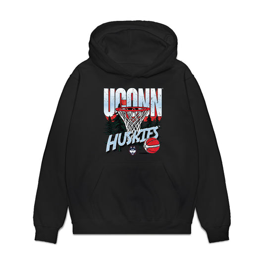 UConn - NCAA Men's Basketball : Dwayne Koroma - Vintage Shersey Premium Hooded Sweatshirt-0