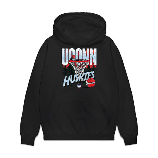 UConn - NCAA Men's Basketball : Silas Demary Jr - Vintage Shersey Premium Hooded Sweatshirt-0