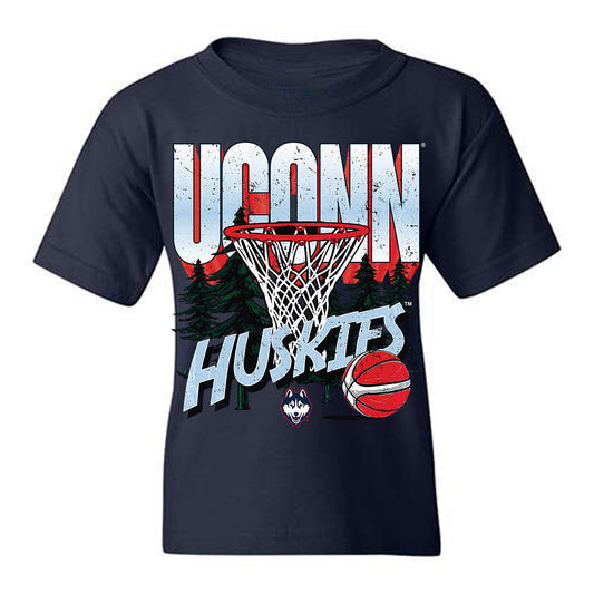 UConn - NCAA Men's Basketball : Jacob Ross - Vintage Shersey Youth T-Shirt-0