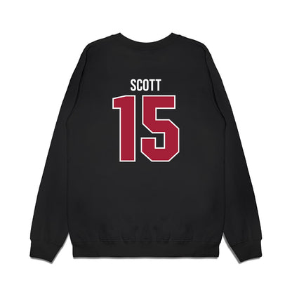Alabama - NCAA Women's Basketball : Ta'Mia Scott - Crimson Tide Shersey Premium Crewneck Sweatshirt-1