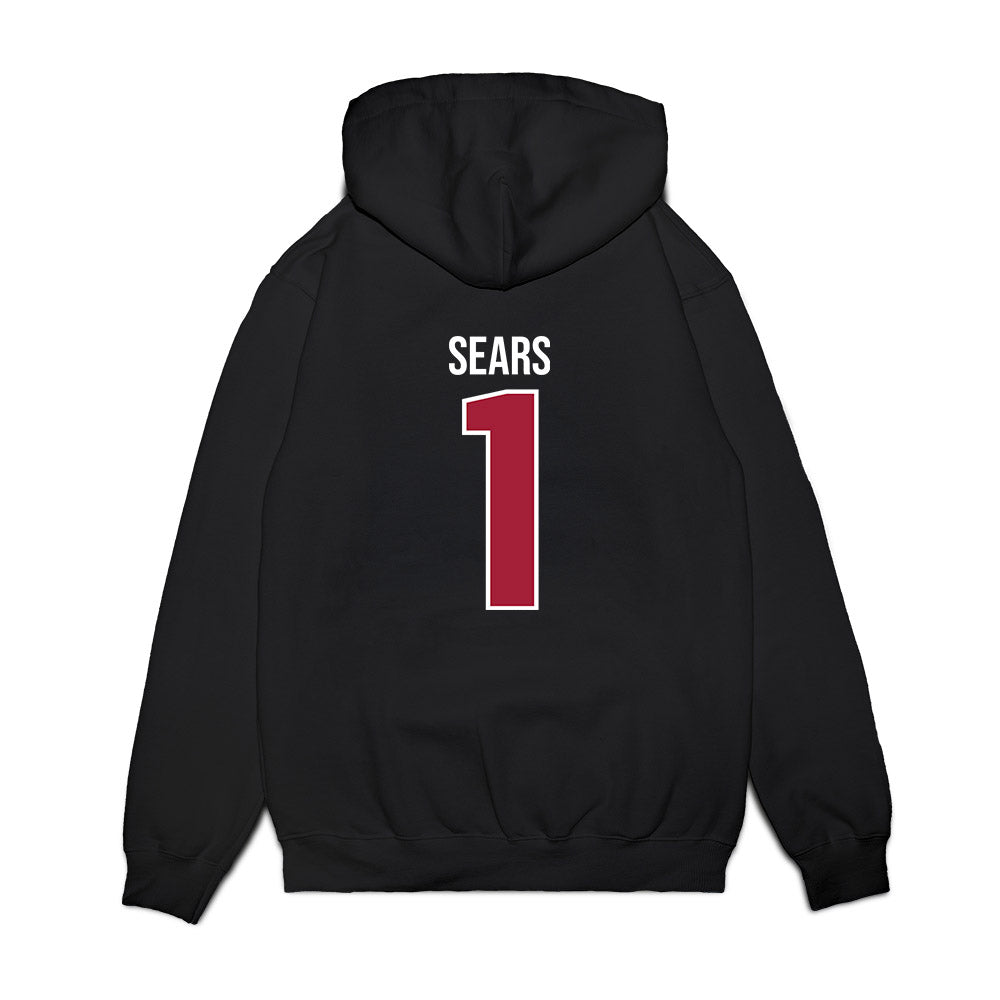 Alabama - NCAA Men's Basketball : Mark Sears - Crimson Tide Shersey Premium Hooded Sweatshirt-1