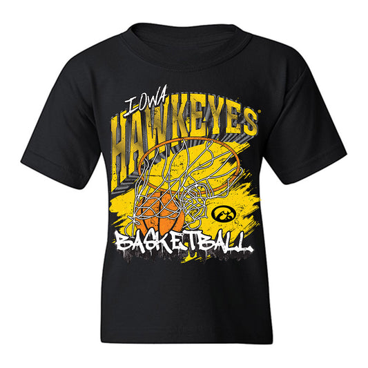 Iowa - NCAA Men's Basketball : Trey Thompson - Hawkeyes Sherseys Youth T-Shirt-0