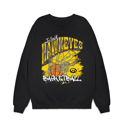 Iowa - NCAA Men's Basketball : Joey Matteoni - Hawkeyes Sherseys Premium Crewneck Sweatshirt-0