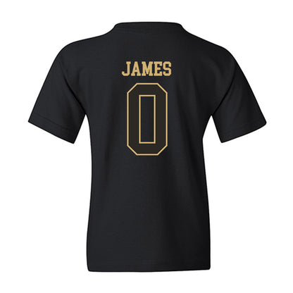 Vanderbilt - NCAA Men's Basketball : Michael James - Commodores Shersey Youth T-Shirt-1