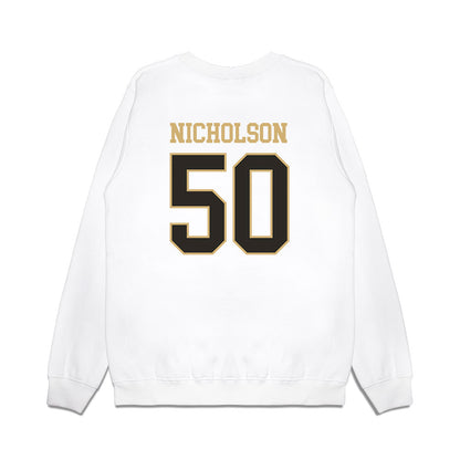 Vanderbilt - NCAA Men's Basketball : Mason Nicholson - Commodores Shersey Premium Crewneck Sweatshirt-1