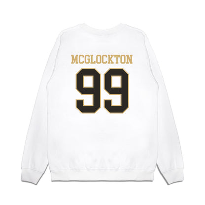 Vanderbilt - NCAA Men's Basketball : Devin Mcglockton - Commodores Shersey Premium Crewneck Sweatshirt-1