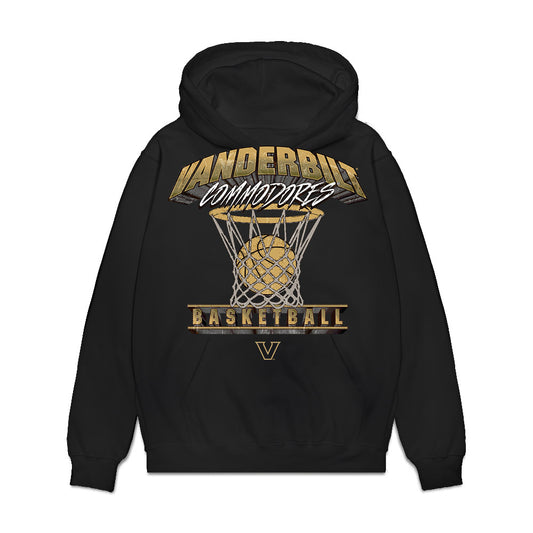 Vanderbilt - NCAA Men's Basketball : Jaylon Dean-Vines - Commodores Shersey Premium Hooded Sweatshirt-0