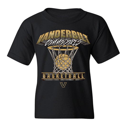 Vanderbilt - NCAA Men's Basketball : Tyler Harris - Commodores Shersey Youth T-Shirt-0