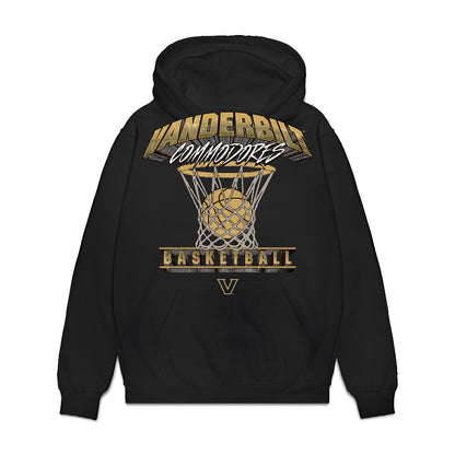Vanderbilt - NCAA Men's Basketball : Chandler Bing - Commodores Shersey Premium Hooded Sweatshirt-0