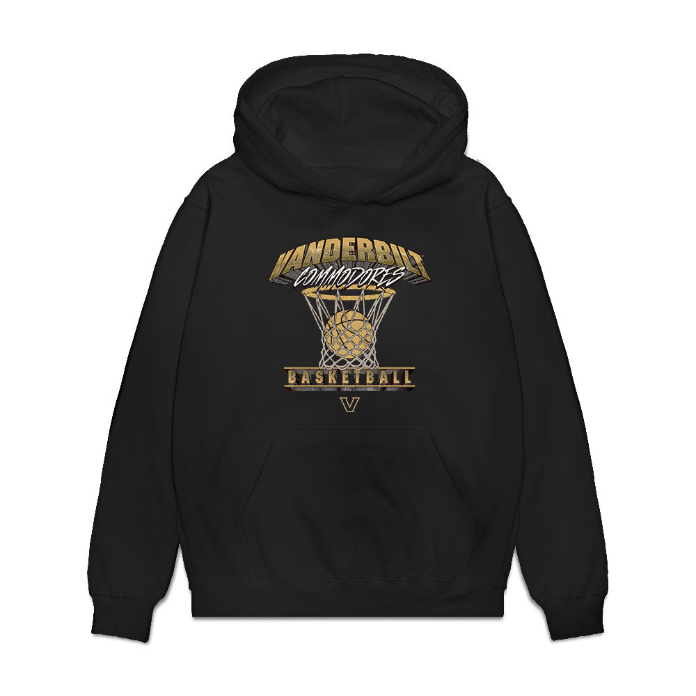 Vanderbilt - NCAA Men's Basketball : Miles Keeffe - Commodores Shersey Premium Hooded Sweatshirt-0