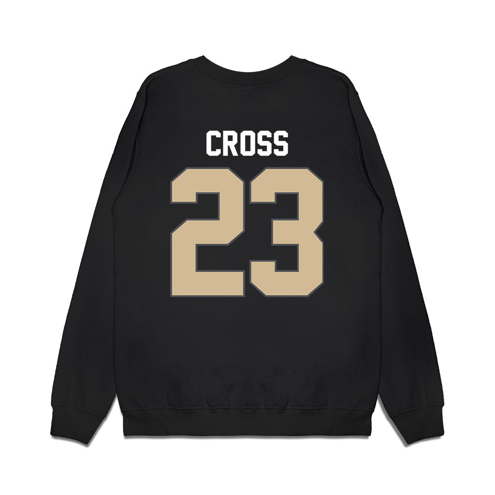 Wake Forest - NCAA Men's Basketball : Jaylen Cross - Vintage Basketball Premium Crewneck Sweatshirt-1