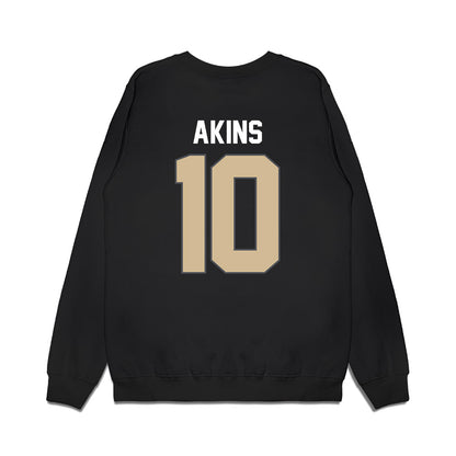Wake Forest - NCAA Men's Basketball : Sebastian Akins - Vintage Basketball Premium Crewneck Sweatshirt-1