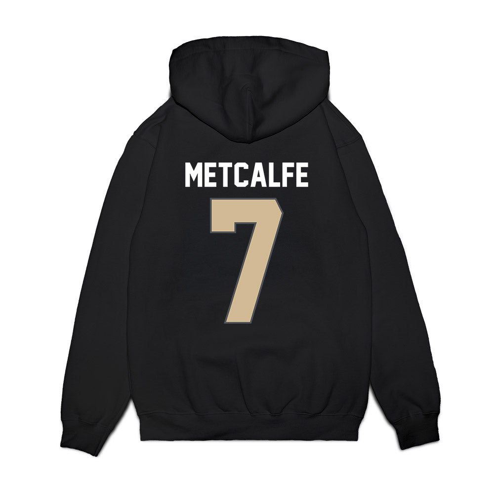Wake Forest - NCAA Women's Basketball : Savannah Metcalfe - Vintage Basketball Premium Hooded Sweatshirt-1
