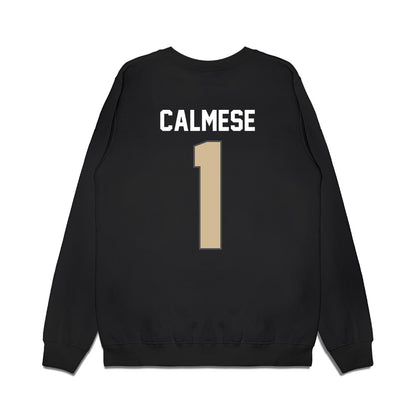 Wake Forest - NCAA Men's Basketball : Nate Calmese - Vintage Basketball Premium Crewneck Sweatshirt-1