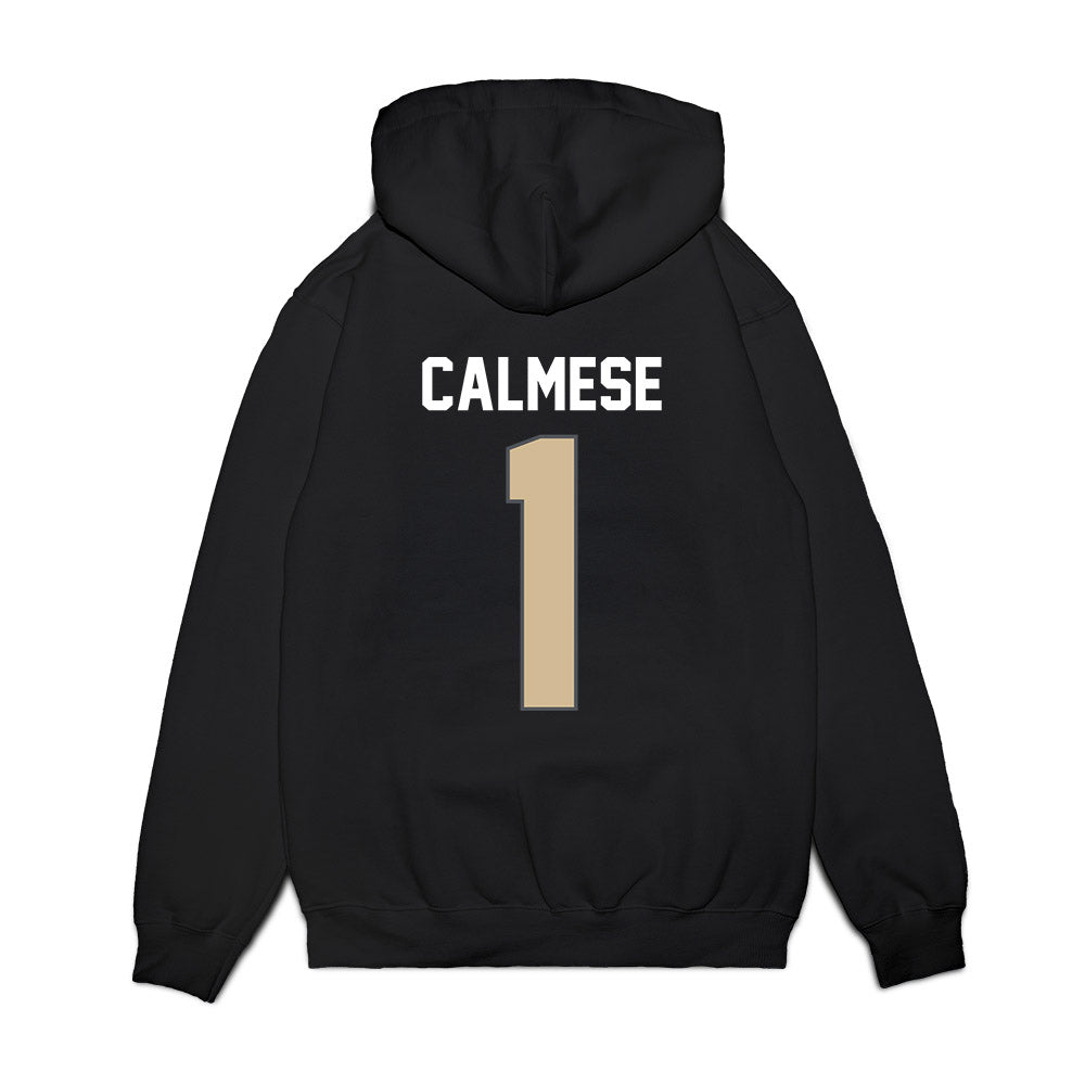 Wake Forest - NCAA Men's Basketball : Nate Calmese - Vintage Basketball Premium Hooded Sweatshirt-1