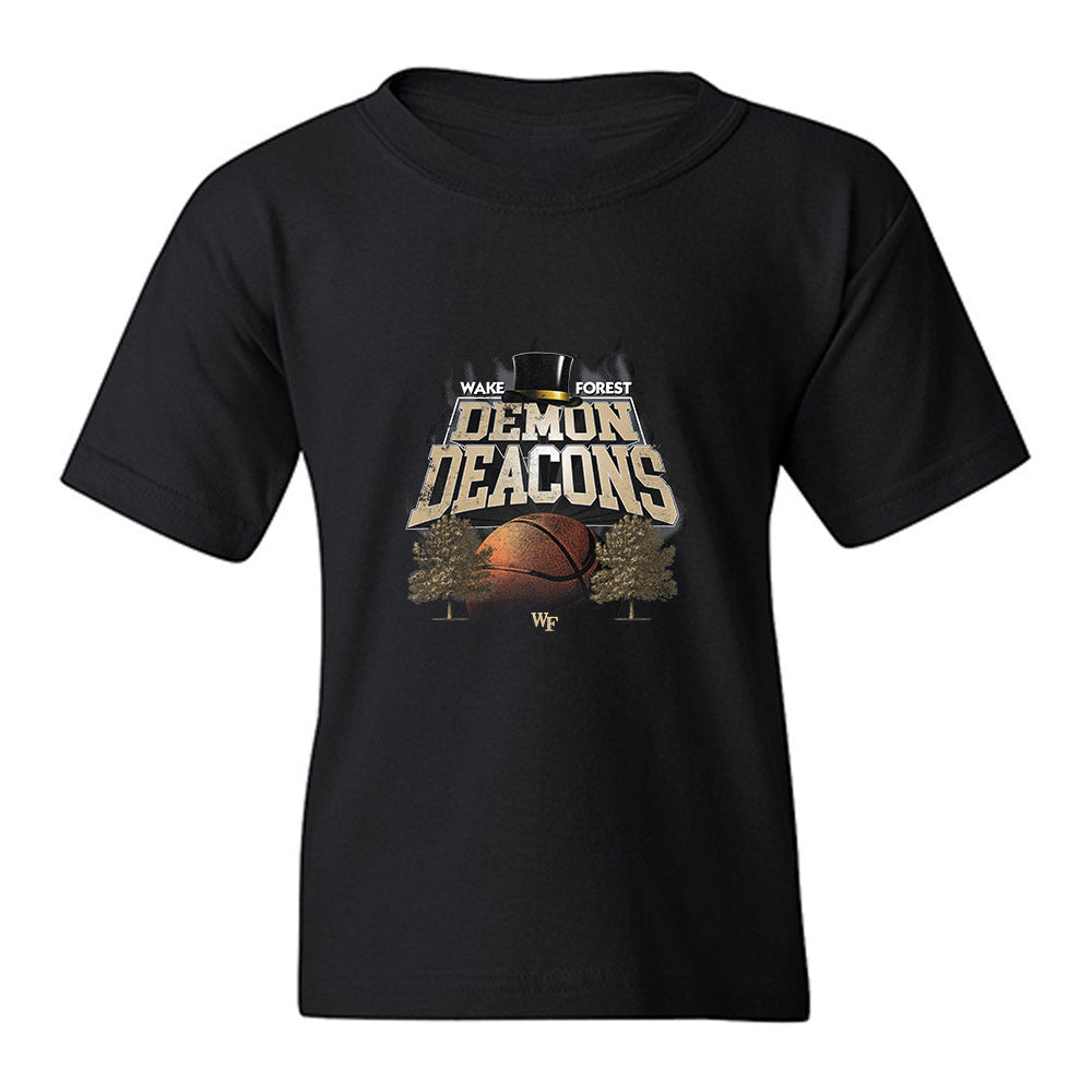 Wake Forest - NCAA Women's Basketball : Raven Preston - Vintage Basketball Youth T-Shirt-0