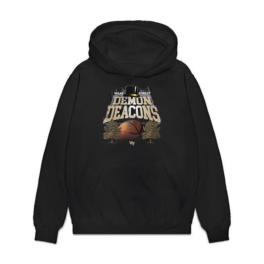 Wake Forest - NCAA Men's Basketball : Juke Harris - Vintage Basketball Premium Hooded Sweatshirt-0