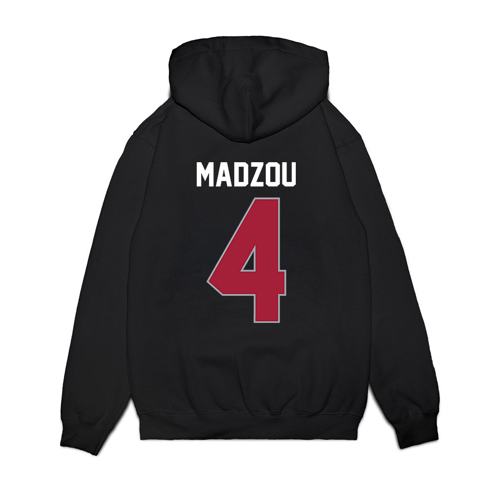 WSU - NCAA Men's Basketball : Brunel Madzou - Cougars Shersey Premium Hooded Sweatshirt-1