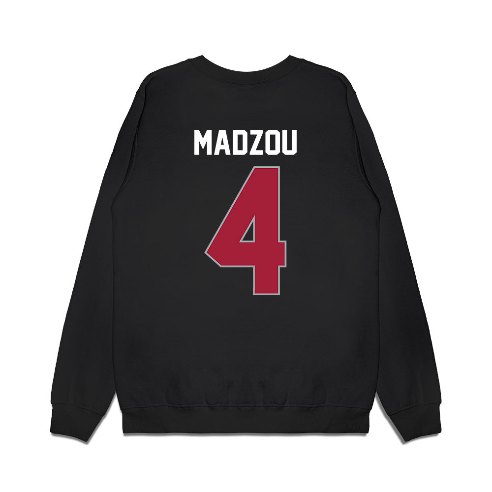 WSU - NCAA Men's Basketball : Brunel Madzou - Cougars Shersey Premium Crewneck Sweatshirt-1