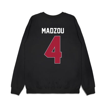 WSU - NCAA Men's Basketball : Brunel Madzou - Cougars Shersey Premium Crewneck Sweatshirt-1