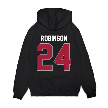 WSU - NCAA Men's Basketball : Dominik Robinson - Cougars Shersey Premium Hooded Sweatshirt-1