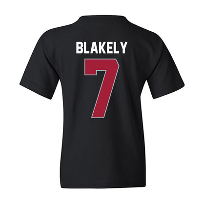 WSU - NCAA Men's Basketball : Dieume Blakely - Cougars Shersey Youth T-Shirt-1