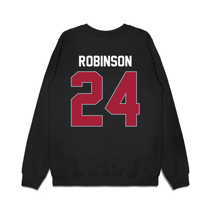 WSU - NCAA Men's Basketball : Dominik Robinson - Cougars Shersey Premium Crewneck Sweatshirt-1