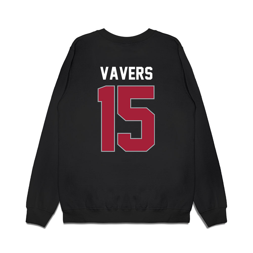 WSU - NCAA Men's Basketball : Rihards Vavers - Cougars Shersey Premium Crewneck Sweatshirt-1