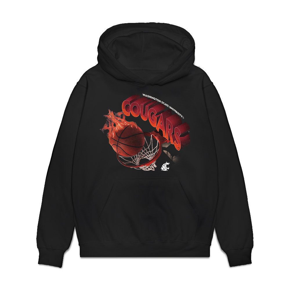 WSU - NCAA Men's Basketball : Ace Glass - Cougars Shersey Premium Hooded Sweatshirt-0