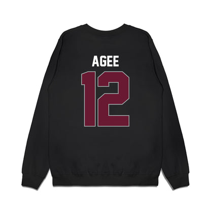 Texas A&M - NCAA Men's Basketball : Rashaun Agee - Sports Shersey Premium Crewneck Sweatshirt-1