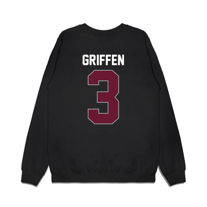 Texas A&M - NCAA Men's Basketball : Rylan Griffen - Sports Shersey Premium Crewneck Sweatshirt-1
