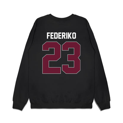 Texas A&M - NCAA Men's Basketball : Federiko Federiko - Sports Shersey Premium Crewneck Sweatshirt-1