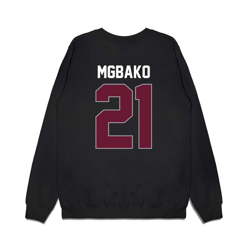 Texas A&M - NCAA Men's Basketball : Mackenzie Mgbako - Sports Shersey Premium Crewneck Sweatshirt-1