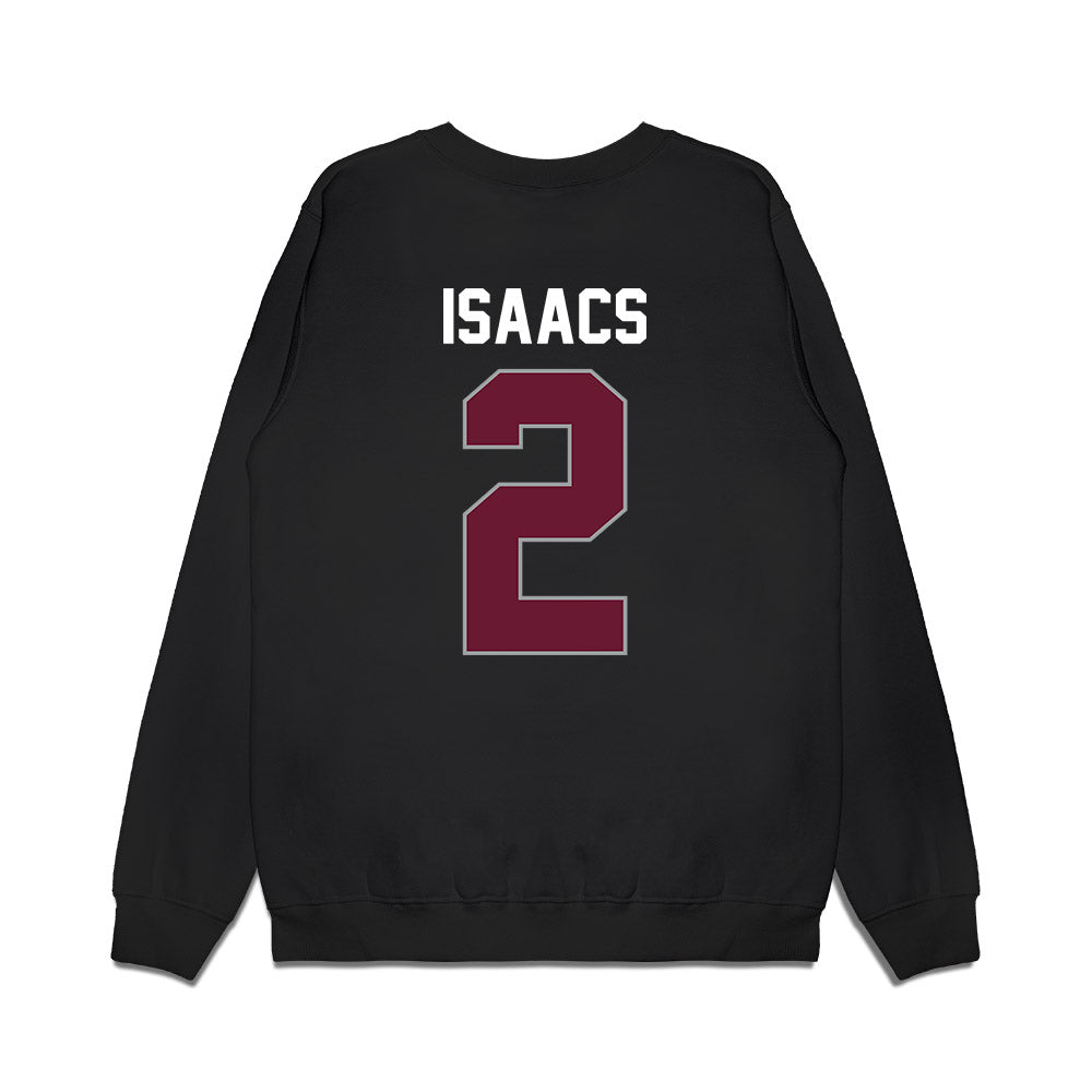 Texas A&M - NCAA Men's Basketball : Pop Isaacs - Sports Shersey Premium Crewneck Sweatshirt-1