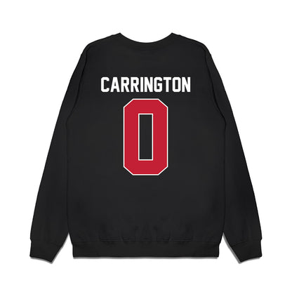 Wisconsin - NCAA Men's Basketball : Braeden Carrington - Badgers Shersey Premium Crewneck Sweatshirt-1
