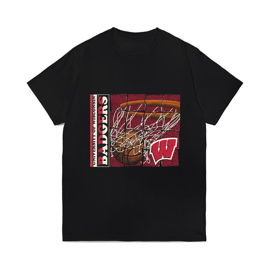 Wisconsin - NCAA Men's Basketball : Riccardo Greppi - Badgers Shersey Comfort Colors T-Shirt-0