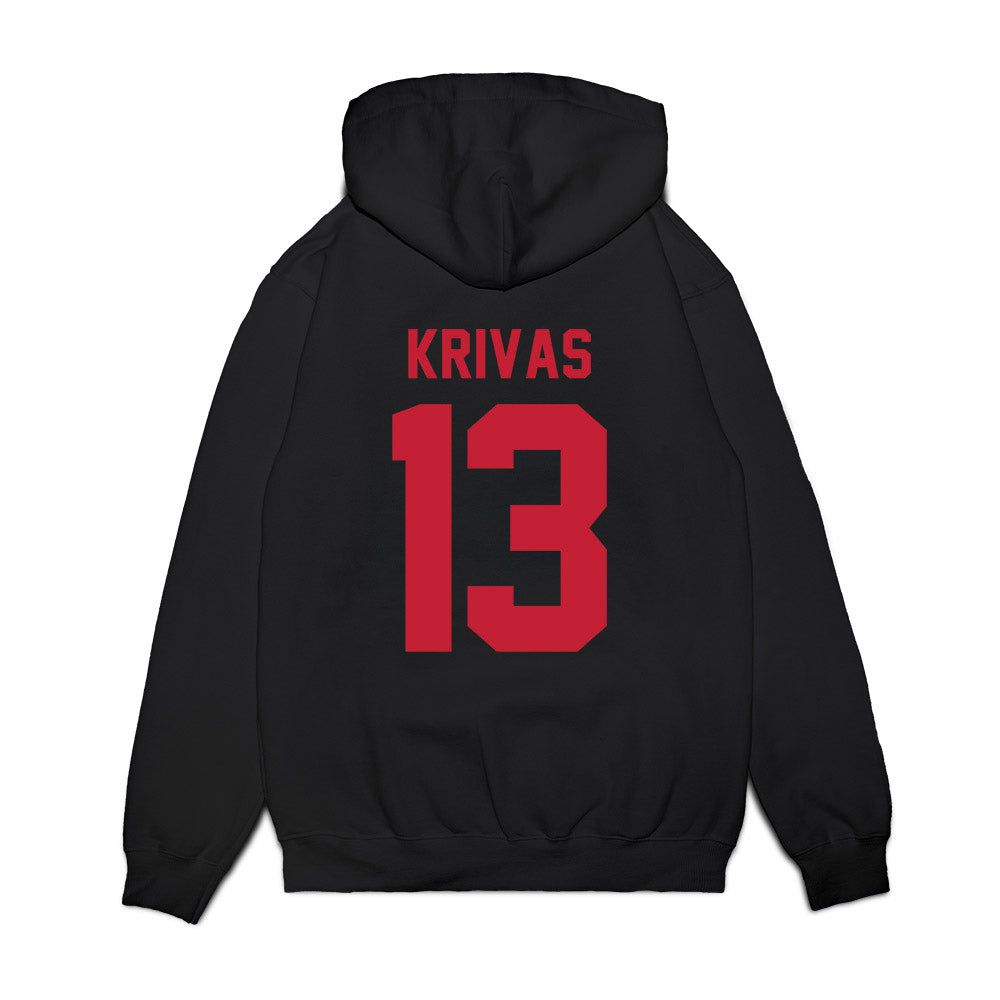 Arizona - NCAA Men's Basketball : Motiejus Krivas - Sport Shersey Premium Hooded Sweatshirt-1