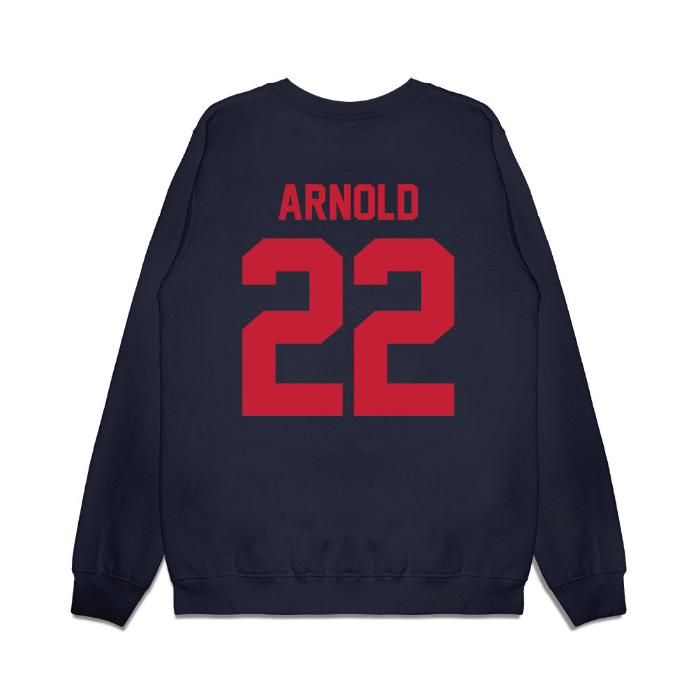 Arizona - NCAA Men's Basketball : Addison Arnold - Sport Shersey Premium Crewneck Sweatshirt-1