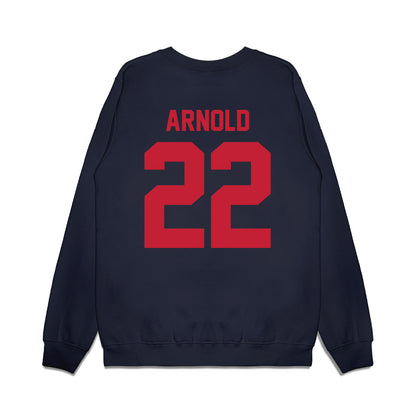 Arizona - NCAA Men's Basketball : Addison Arnold - Sport Shersey Premium Crewneck Sweatshirt-1