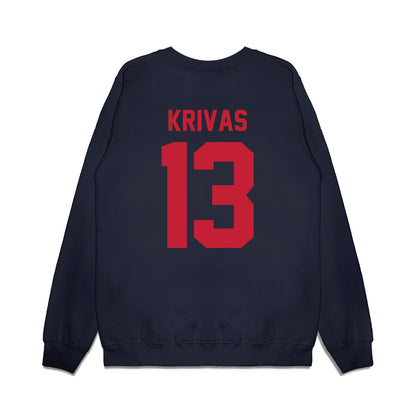 Arizona - NCAA Men's Basketball : Motiejus Krivas - Sport Shersey Premium Crewneck Sweatshirt-1