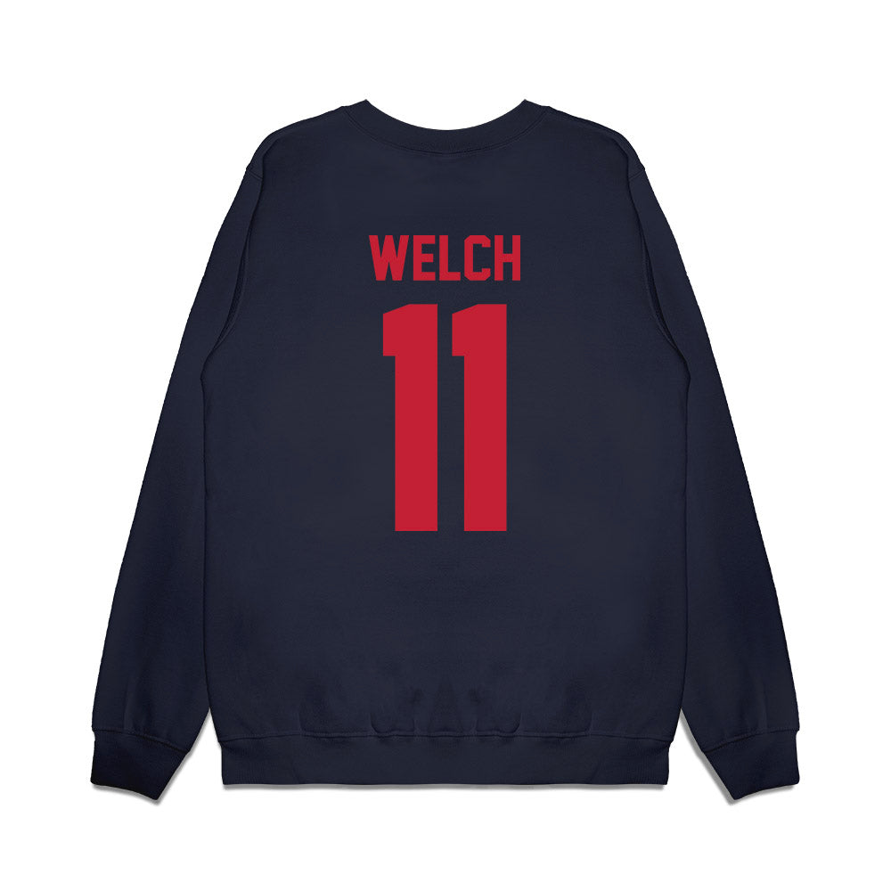 Arizona - NCAA Women's Basketball : Tanyuel Welch - Sport Shersey Premium Crewneck Sweatshirt-1