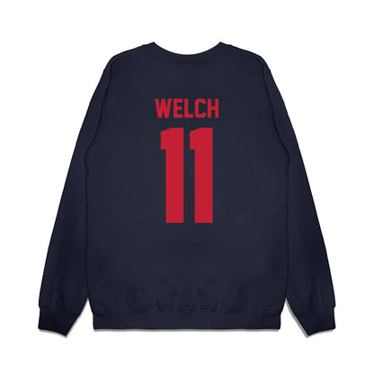 Arizona - NCAA Women's Basketball : Tanyuel Welch - Sport Shersey Premium Crewneck Sweatshirt-1