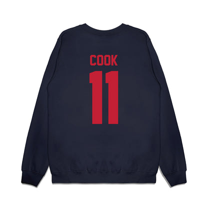 Arizona - NCAA Men's Basketball : Jackson Cook - Sport Shersey Premium Crewneck Sweatshirt-1