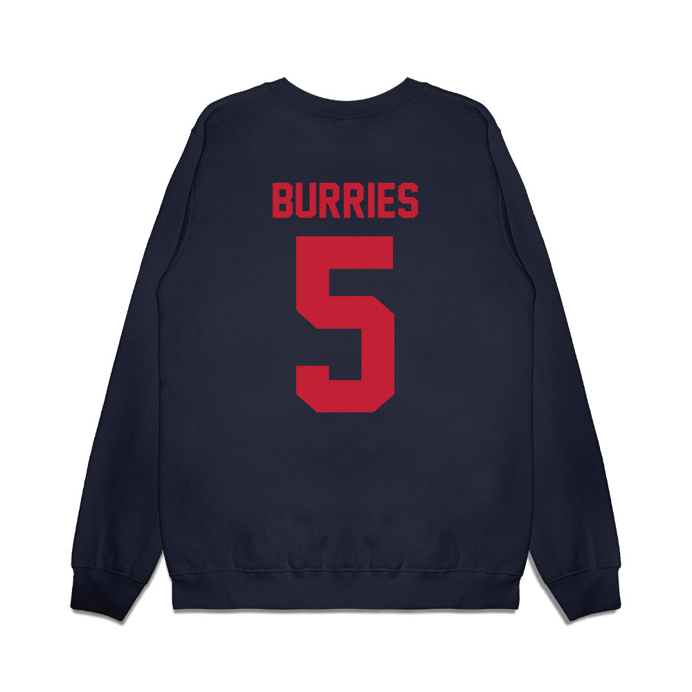 Arizona - NCAA Men's Basketball : Brayden Burries - Sport Shersey Premium Crewneck Sweatshirt-1